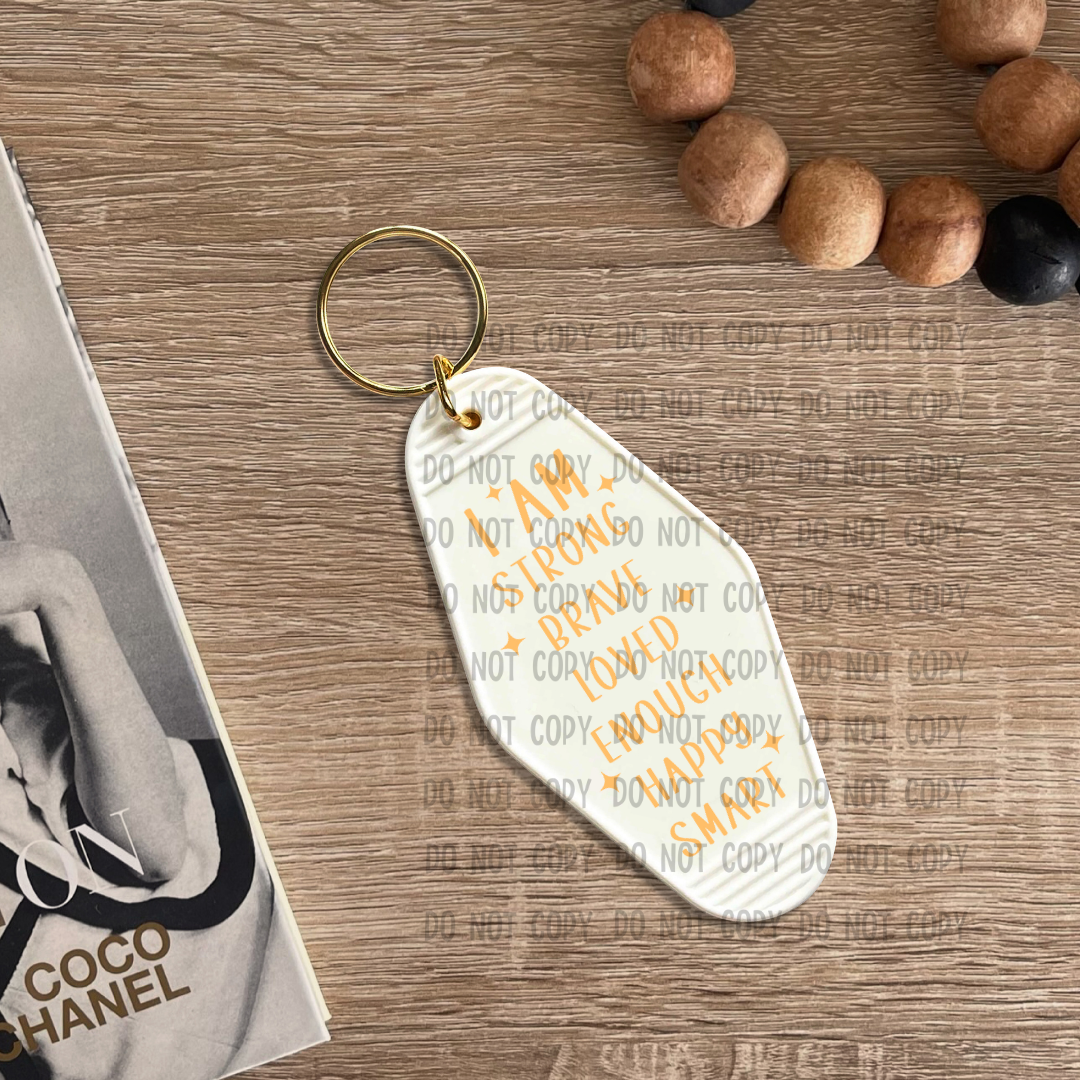 I Am - UV DTF Keychain Decal