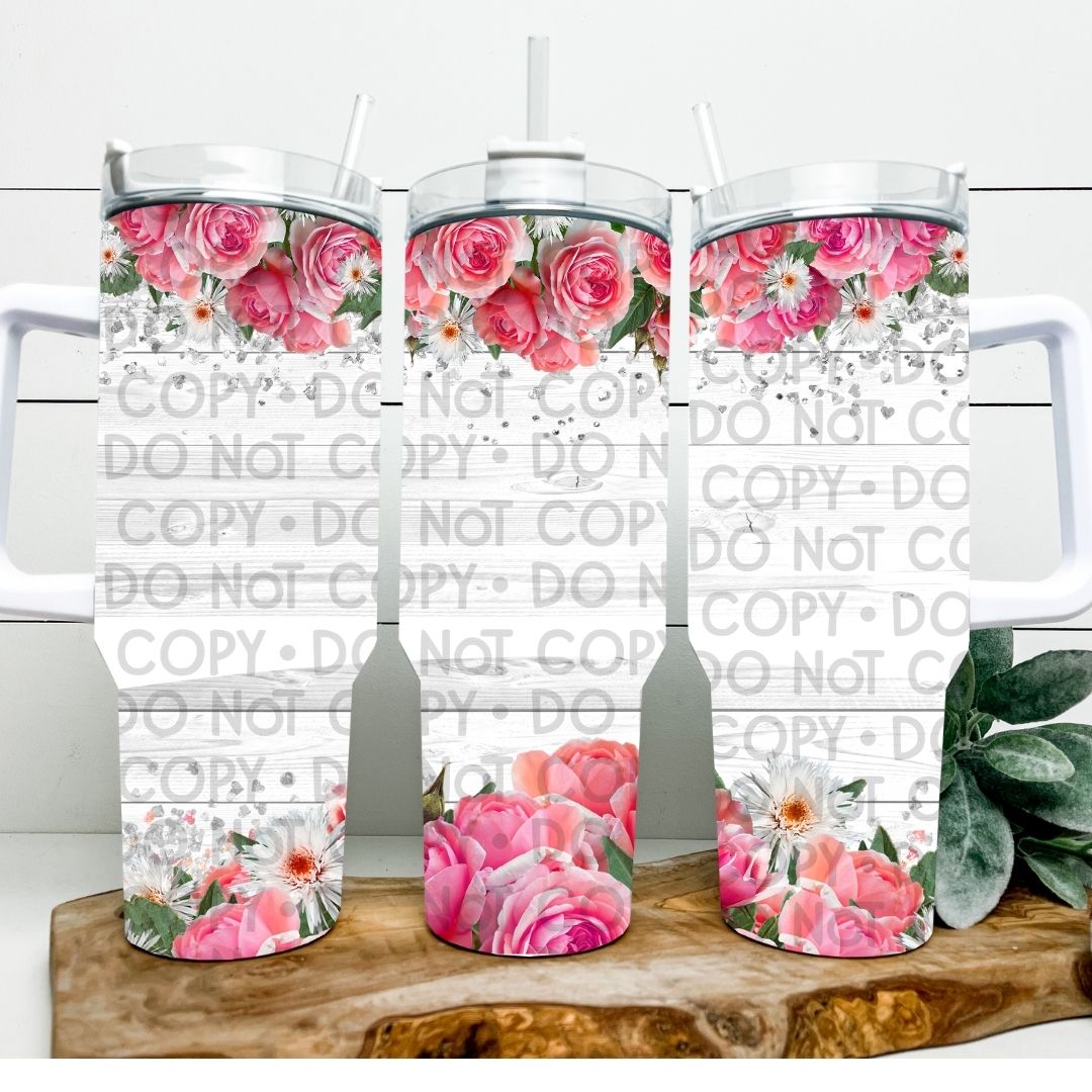 Roses - 40oz Sublimation Wrap