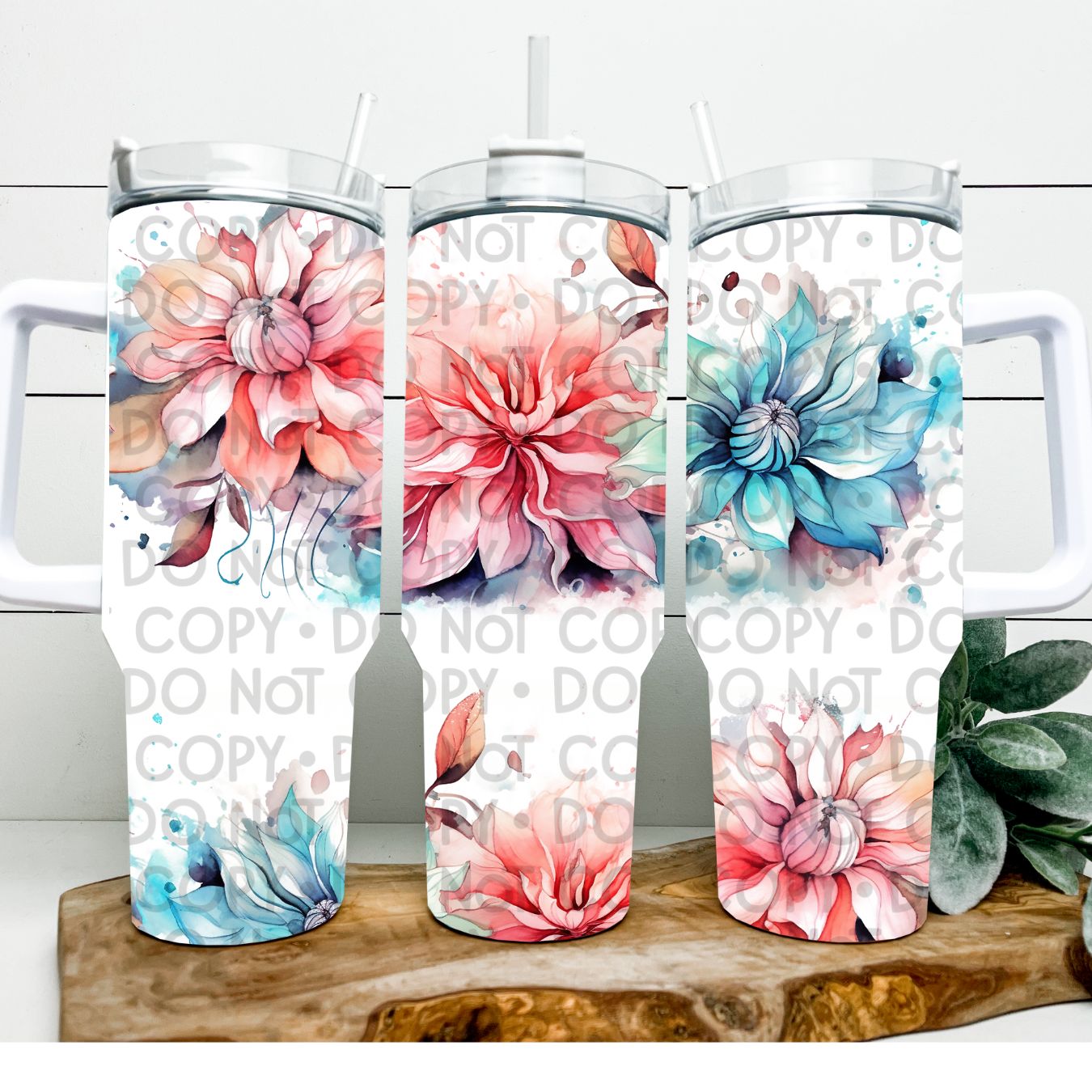 Florals - 40oz Sublimation Wrap