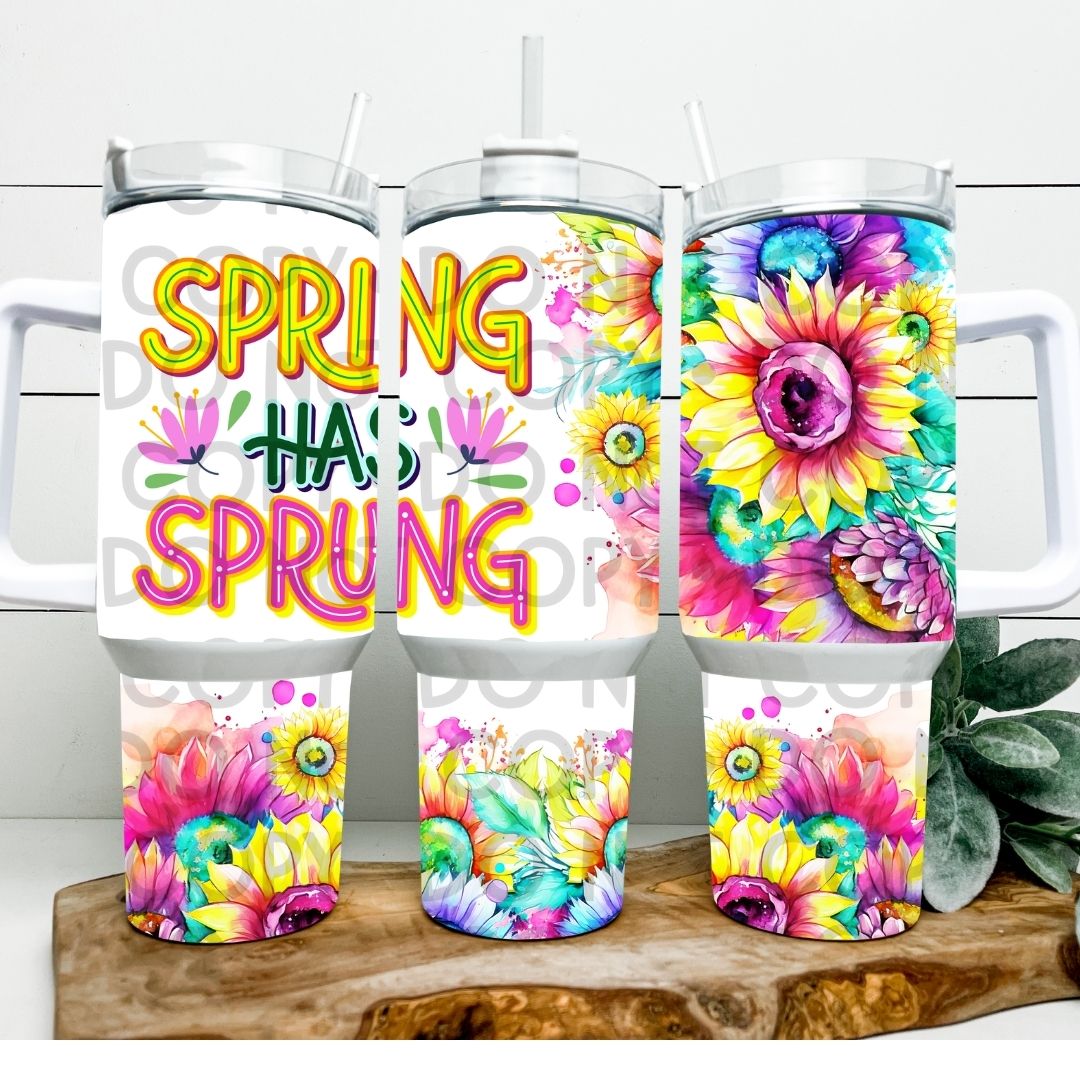 Spring Has Sprung - 40oz Sublimation Wrap