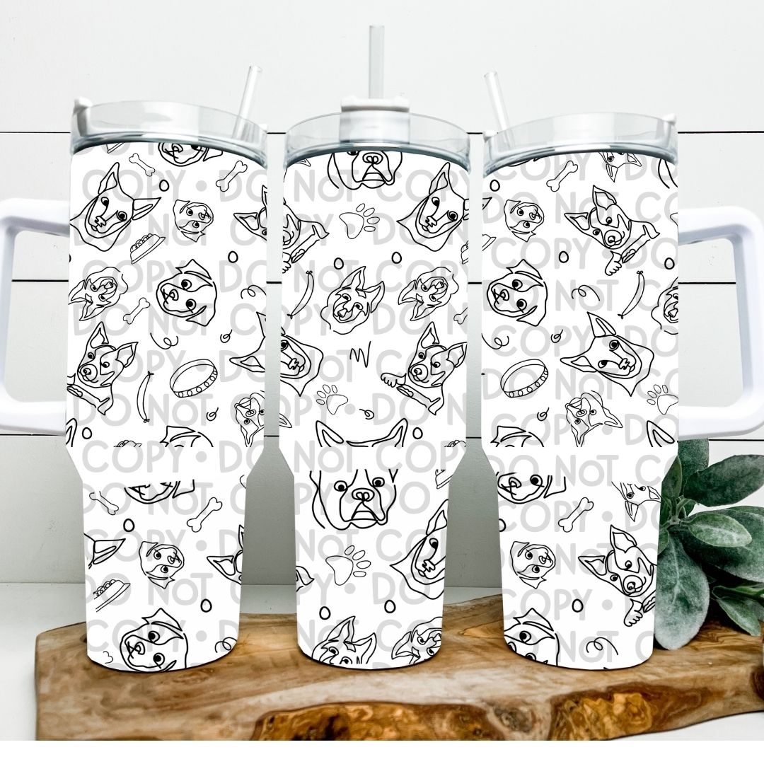 Dogs - 40oz Sublimation Wrap