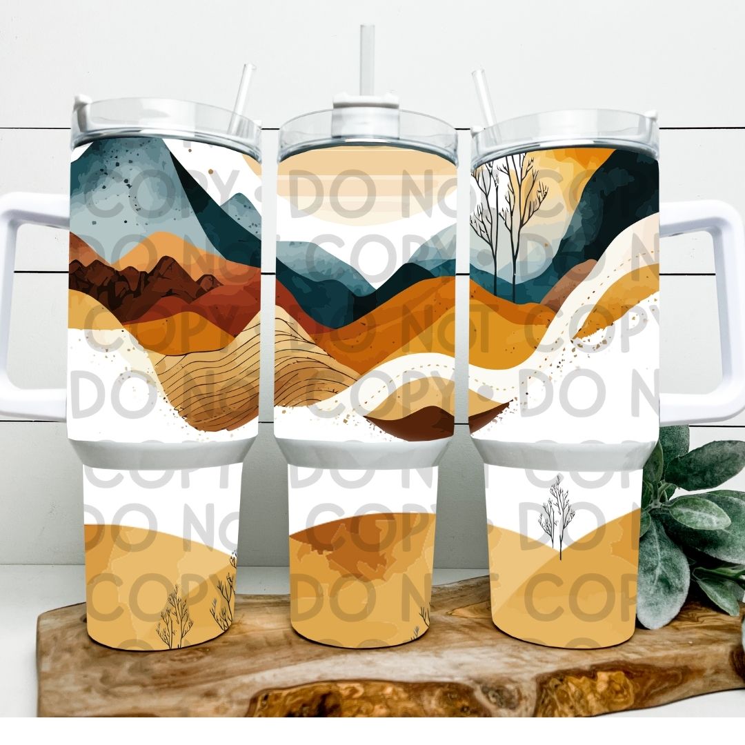 Mountains - 40oz Sublimation Wrap