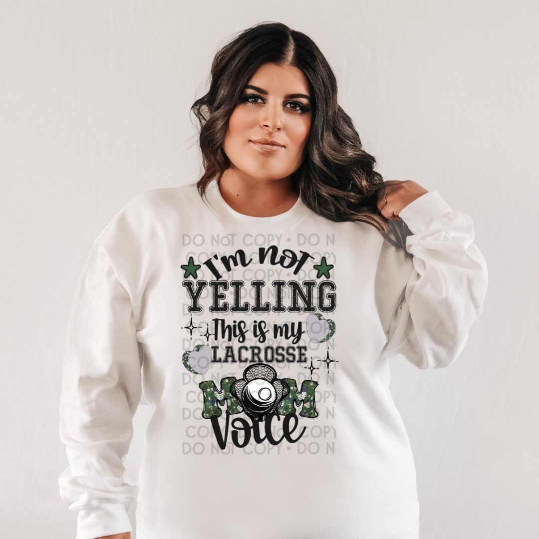Lacrosse Mom Voice - DTF