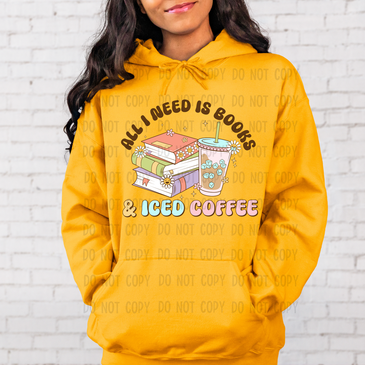 All I need is books and iced coffee - DTF