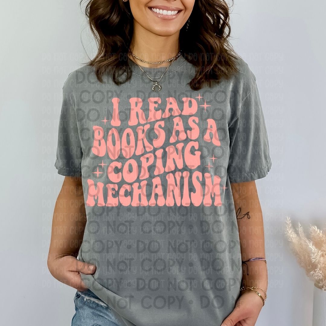 Coping Mechanism Coral - DTF