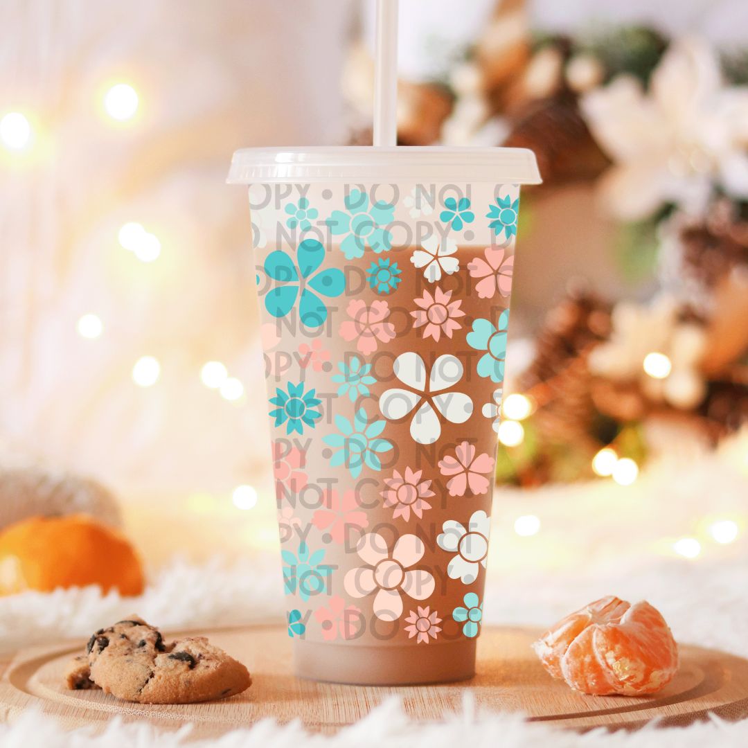 Floral - UV DTF 24oz Wrap