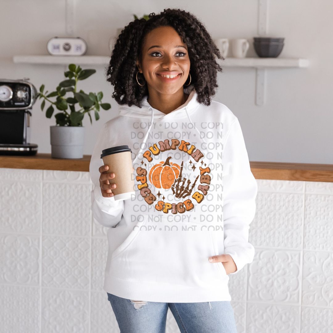 Pumpkin Spice Spice Baby Distressed - DTF