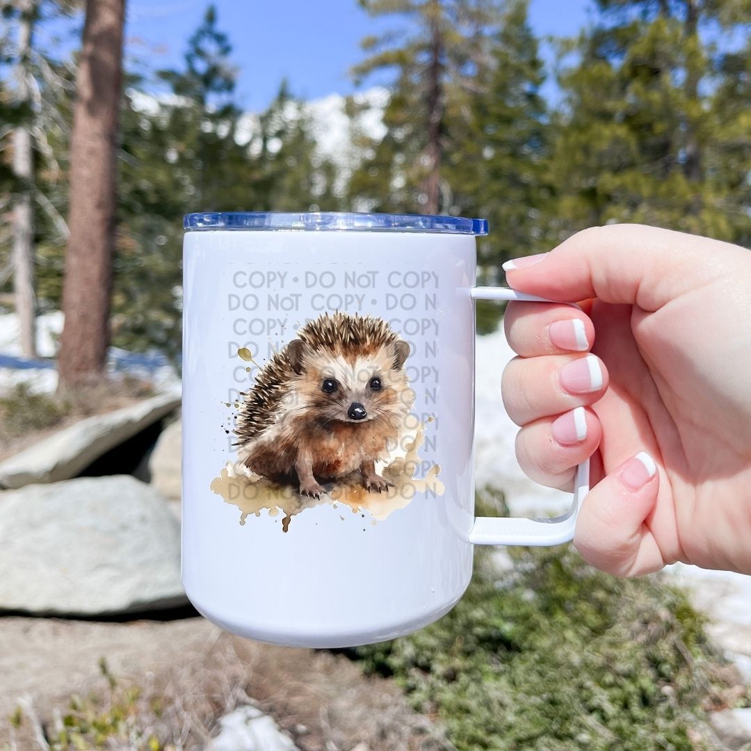 Baby Hedgehog - UV DTF Decal