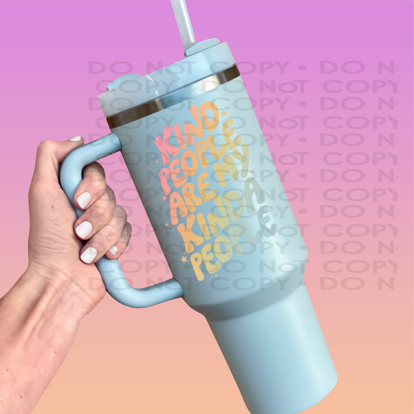 Kind people - UV DTF Decal