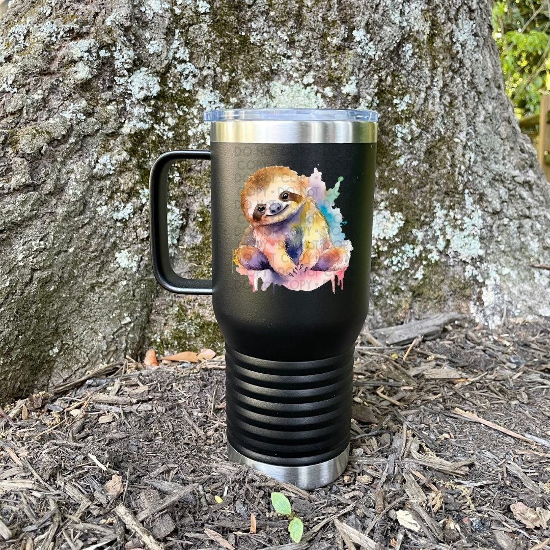 Baby Sloth - UV DTF Decal