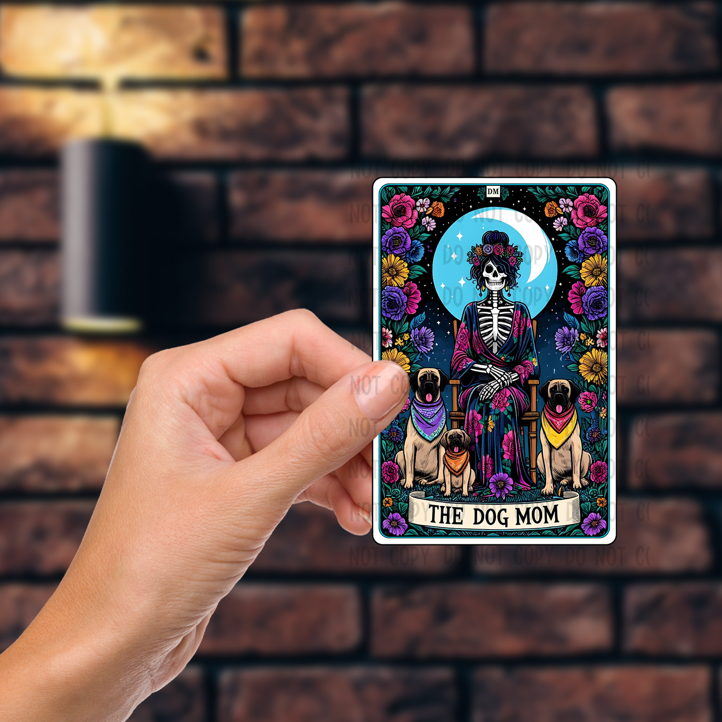 The dog mom - Vinyl Sticker