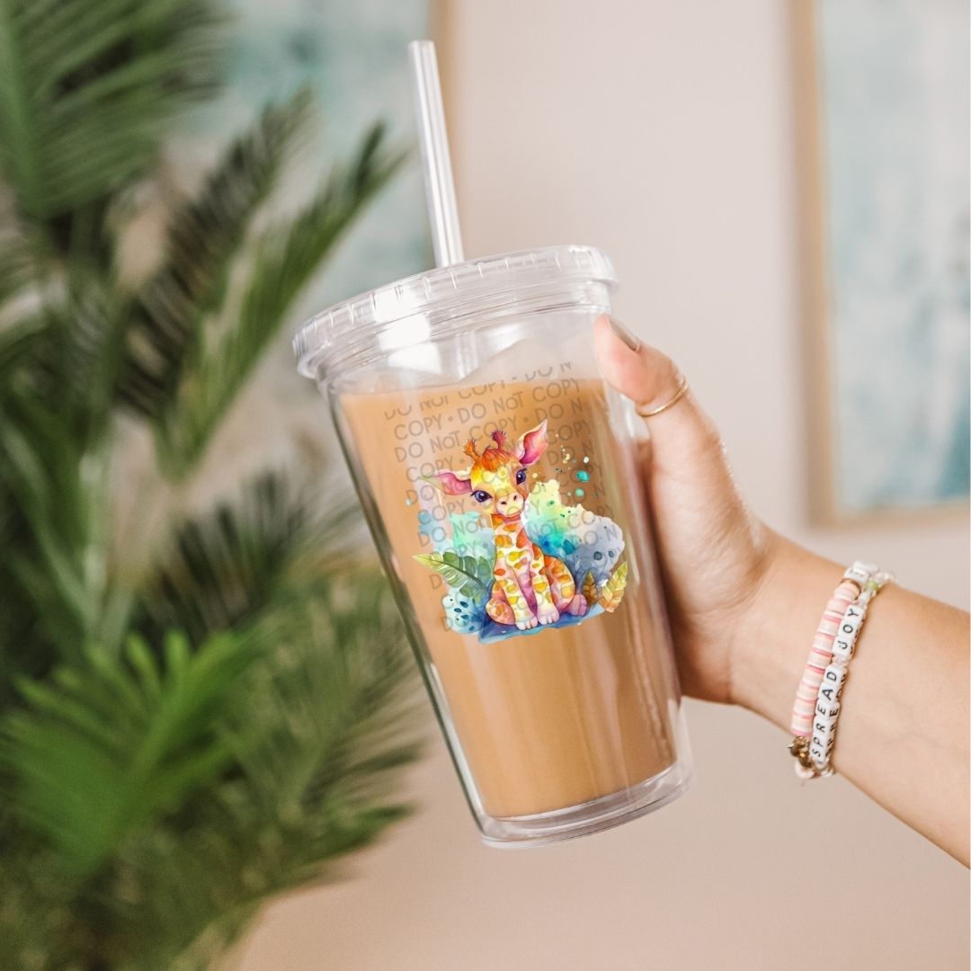 Baby Giraffe - UV DTF Decal