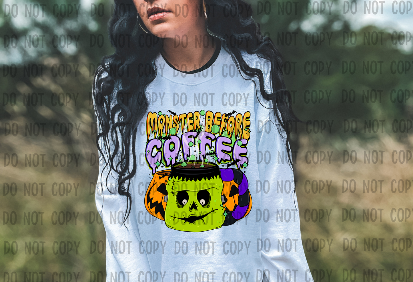 Monster Before Coffee - DTF