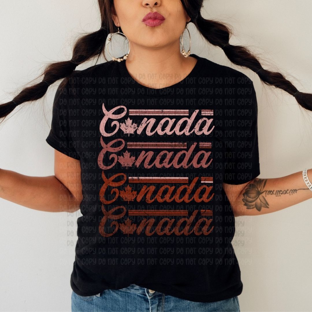 Canada Stacked - DTF
