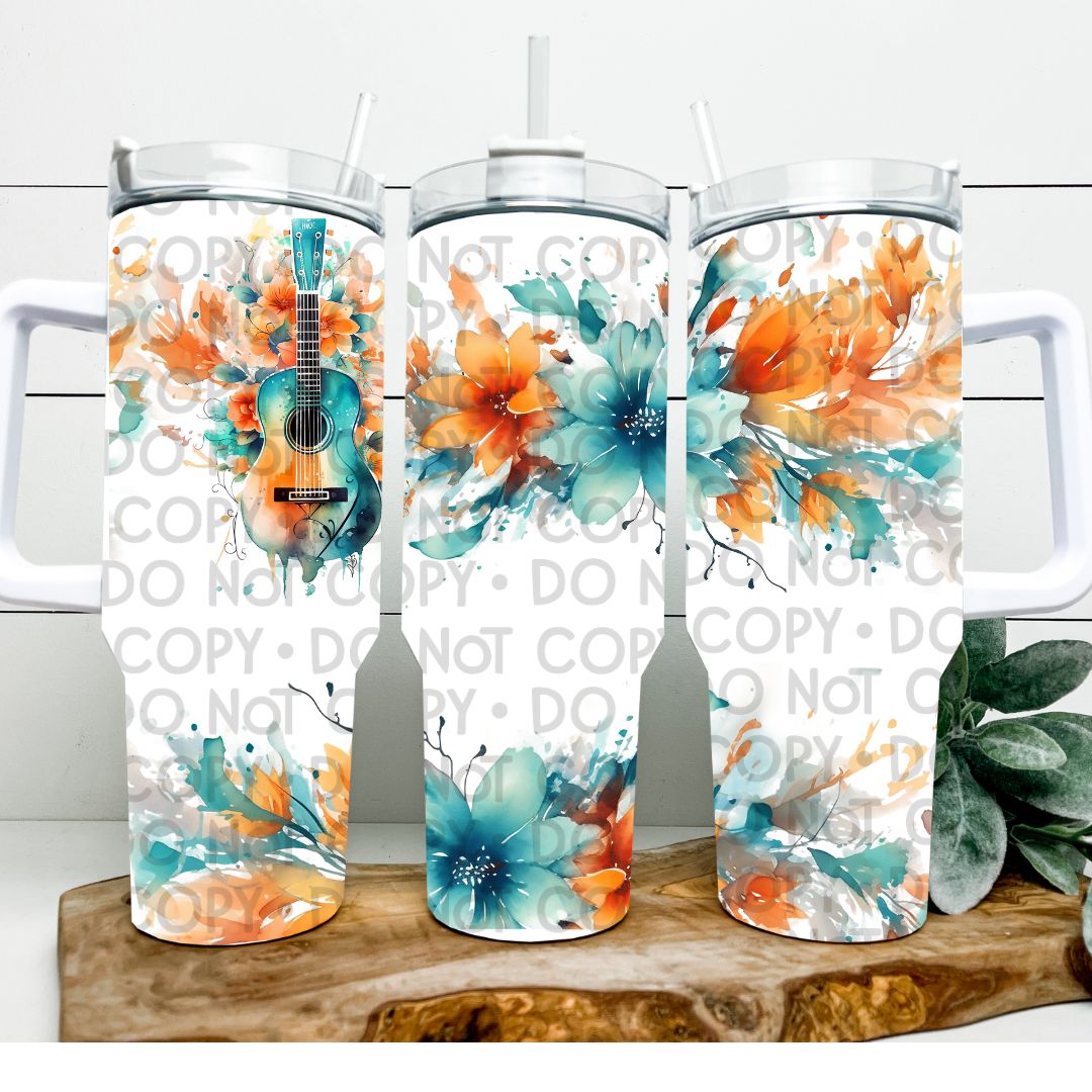 Guitar - 40oz Sublimation Wrap