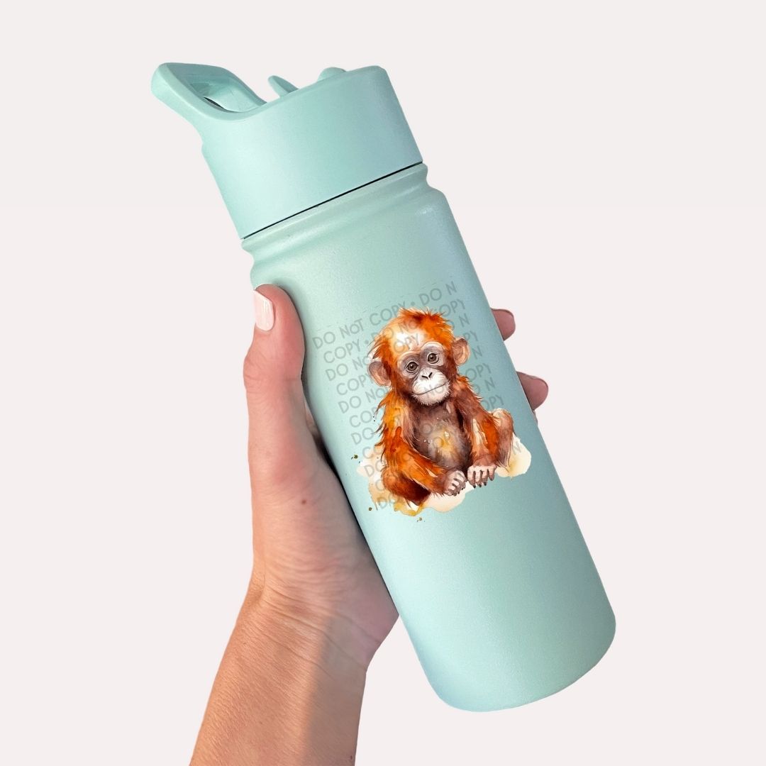 Baby Orangutang - UV DTF Decal