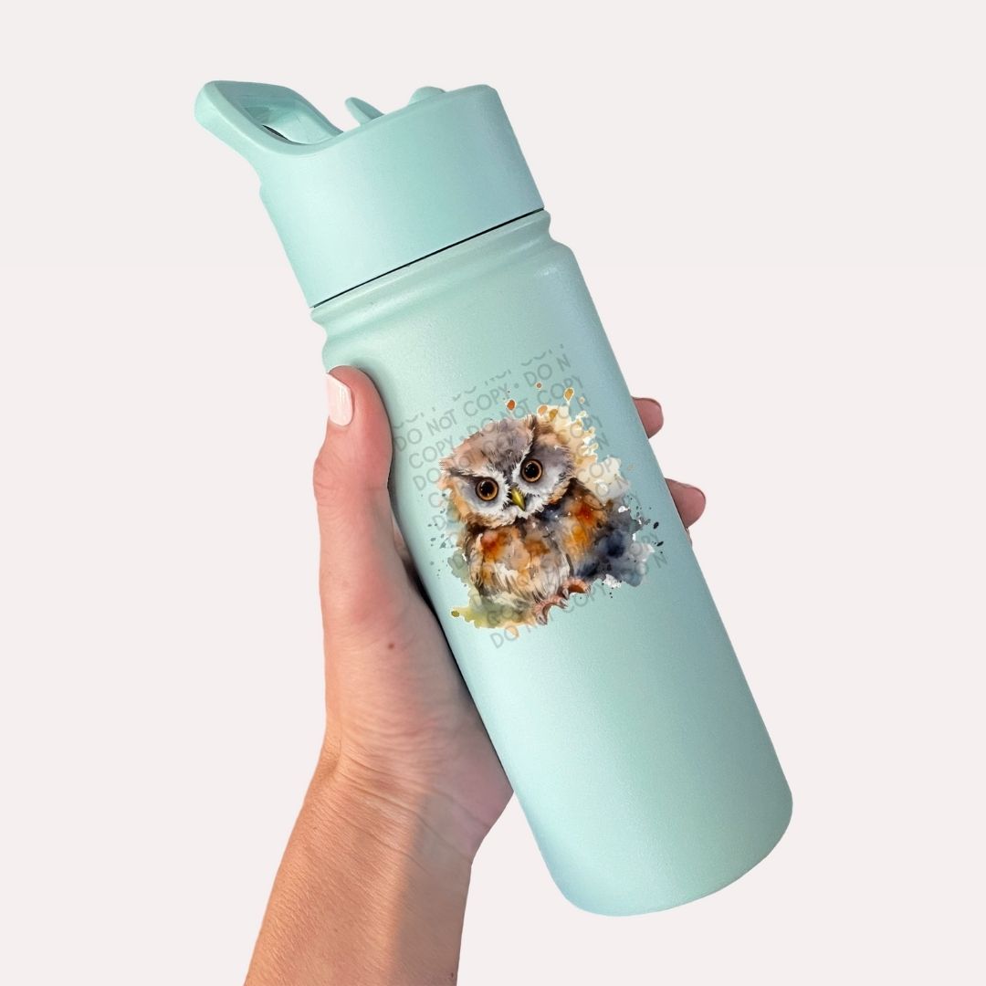 Baby Owl - UV DTF Decal