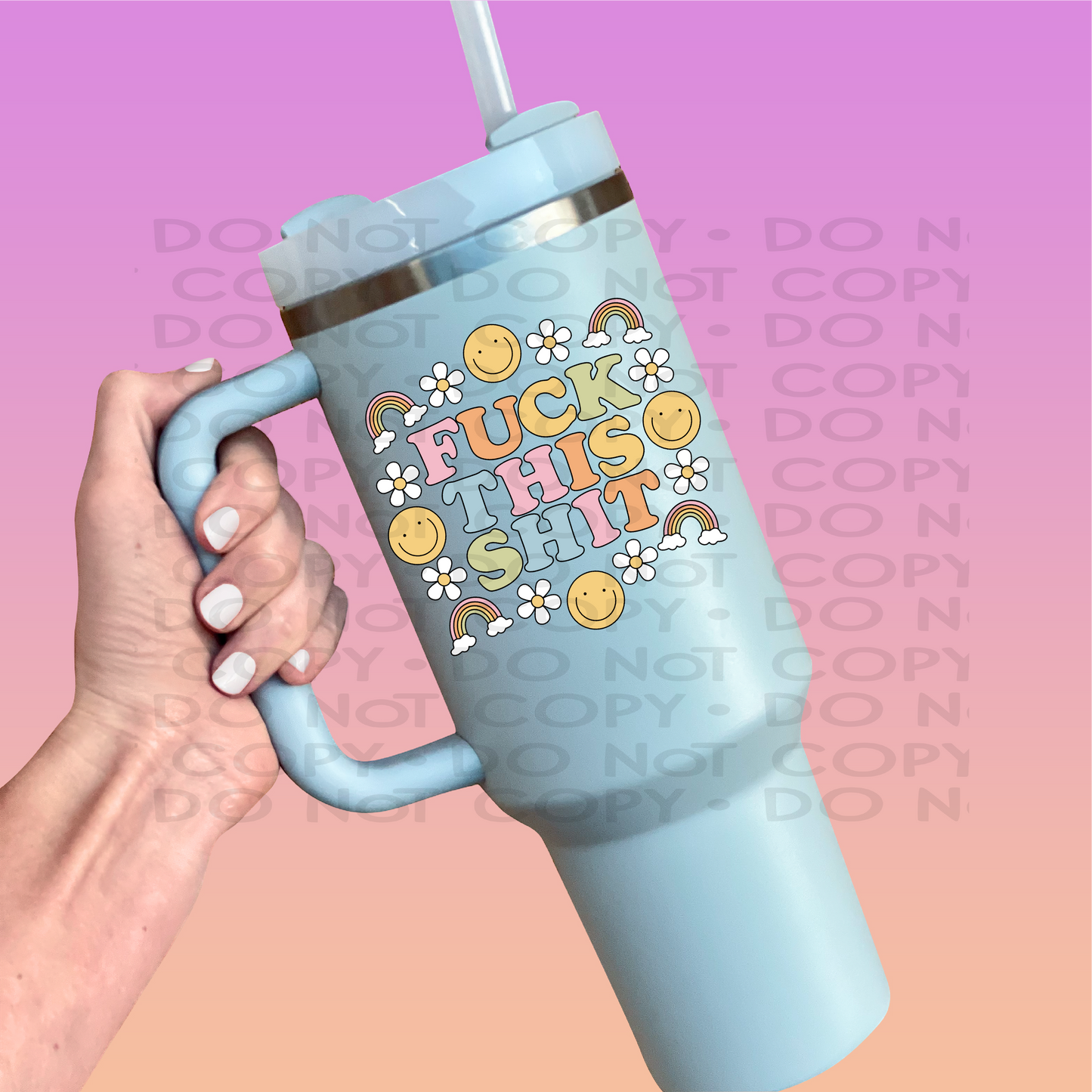 Fuck this shit - UV DTF Decal