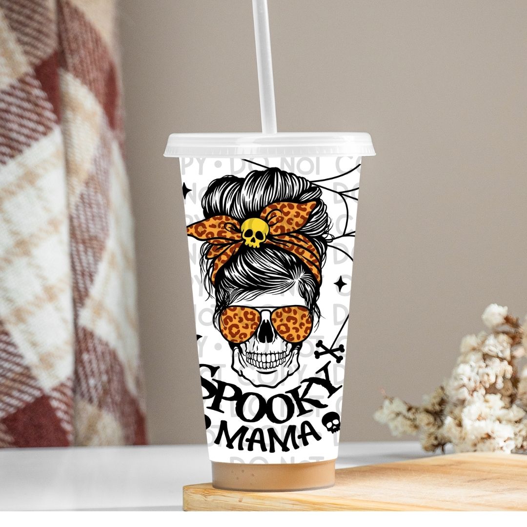 Spooky Mama - UV DTF 24oz Wrap