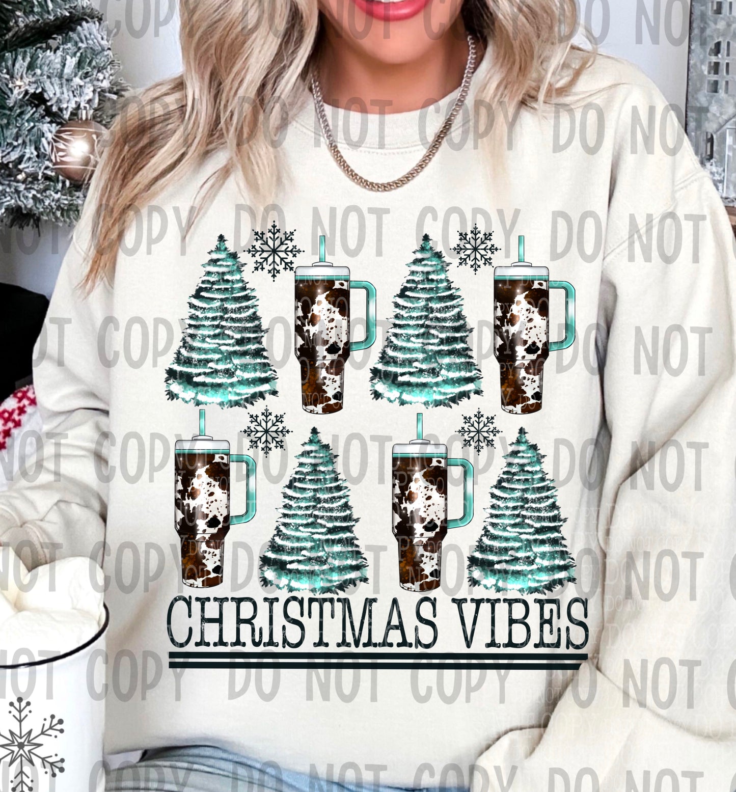 CHRISTMAS VIBES WESTERN - DTF