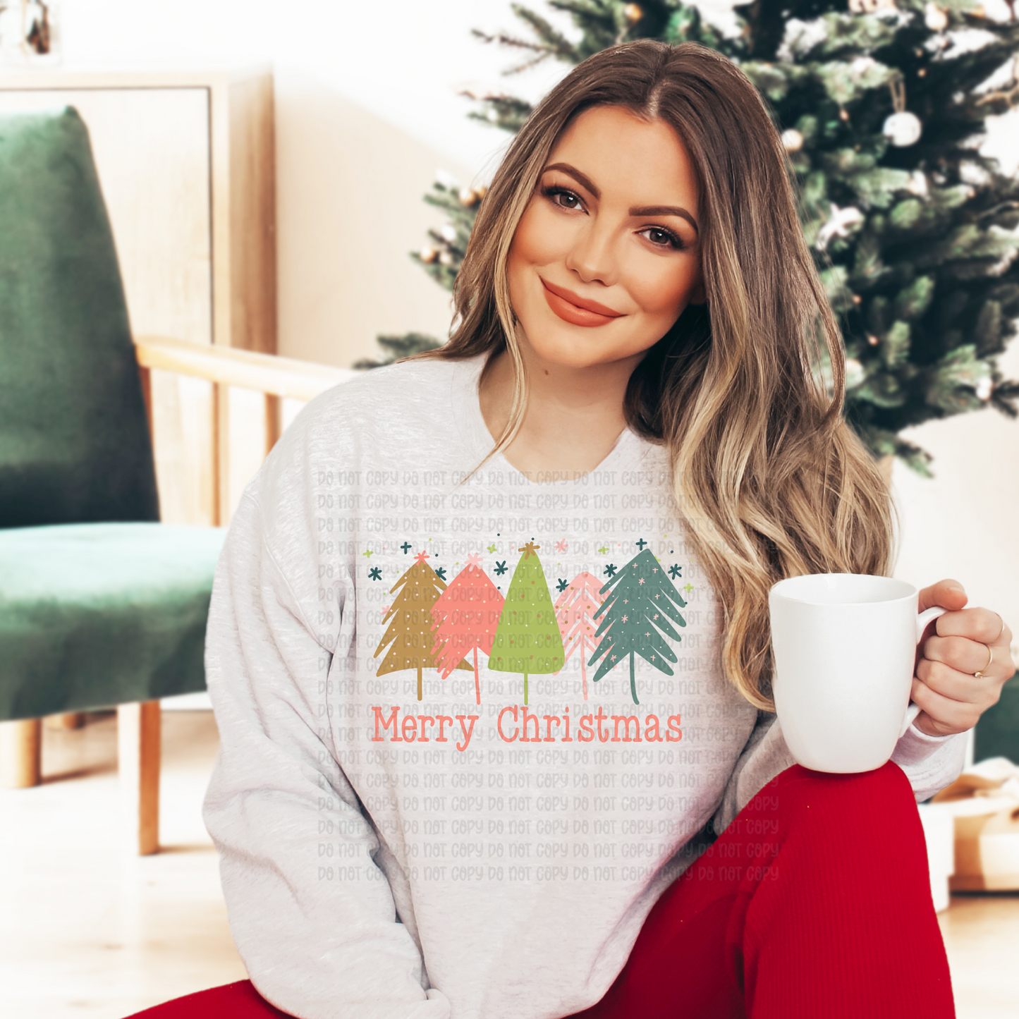 Merry Christmas trees - DTF