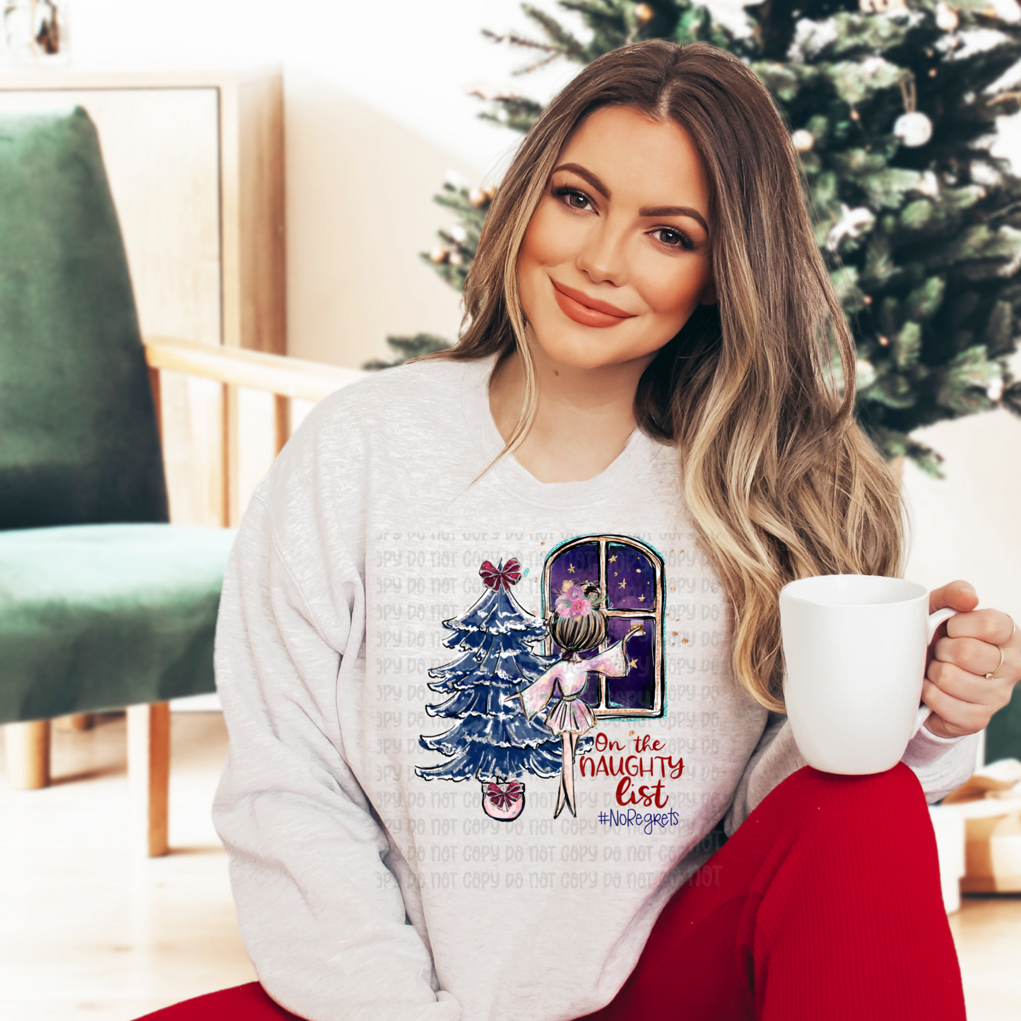 On the naughty list low ball - DTF