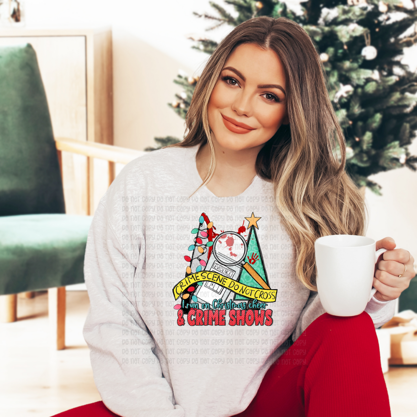 Christmas cheer and crime shows - DTF