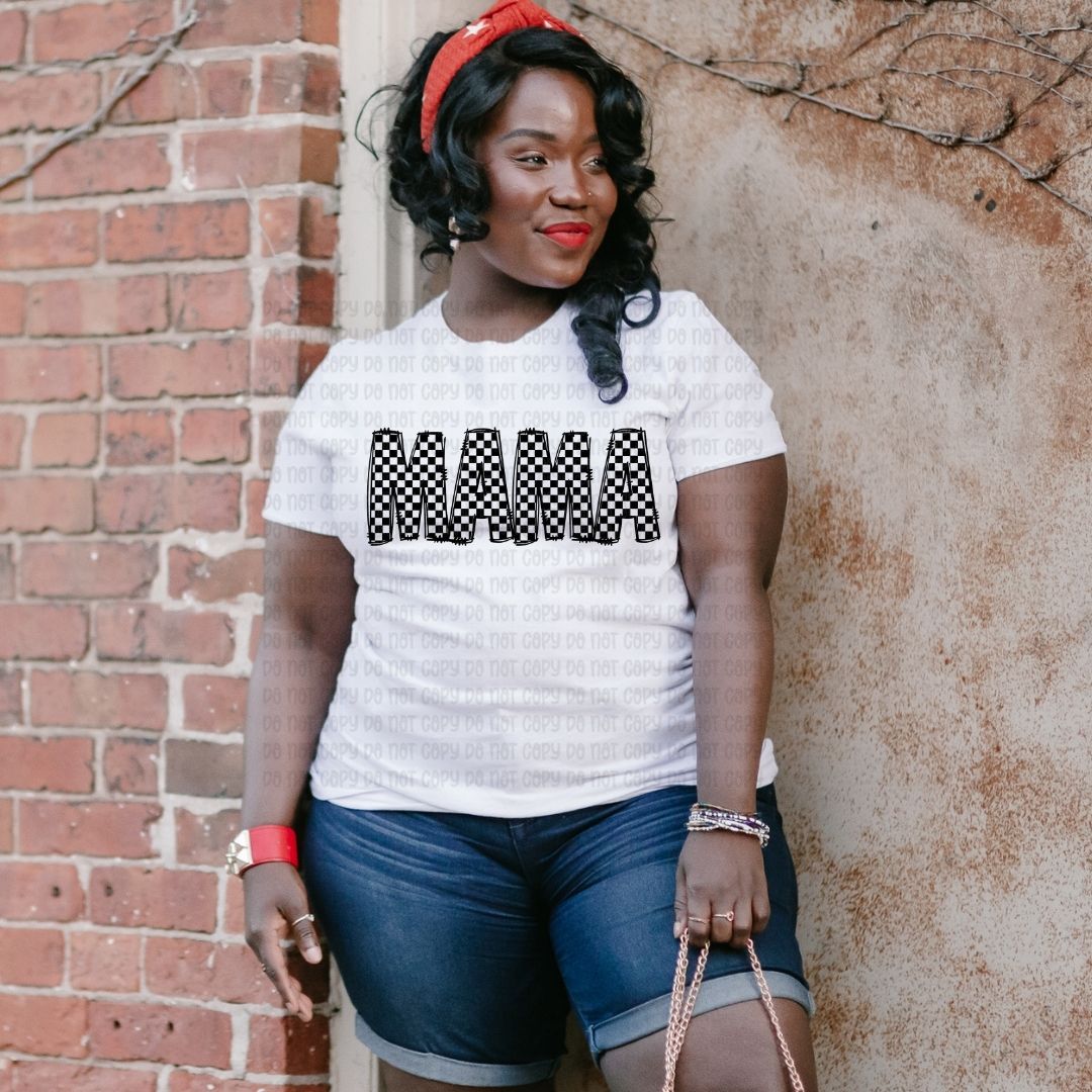 Mama Checkered - DTF