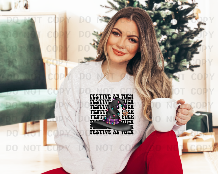 Festive as fuck - DTF