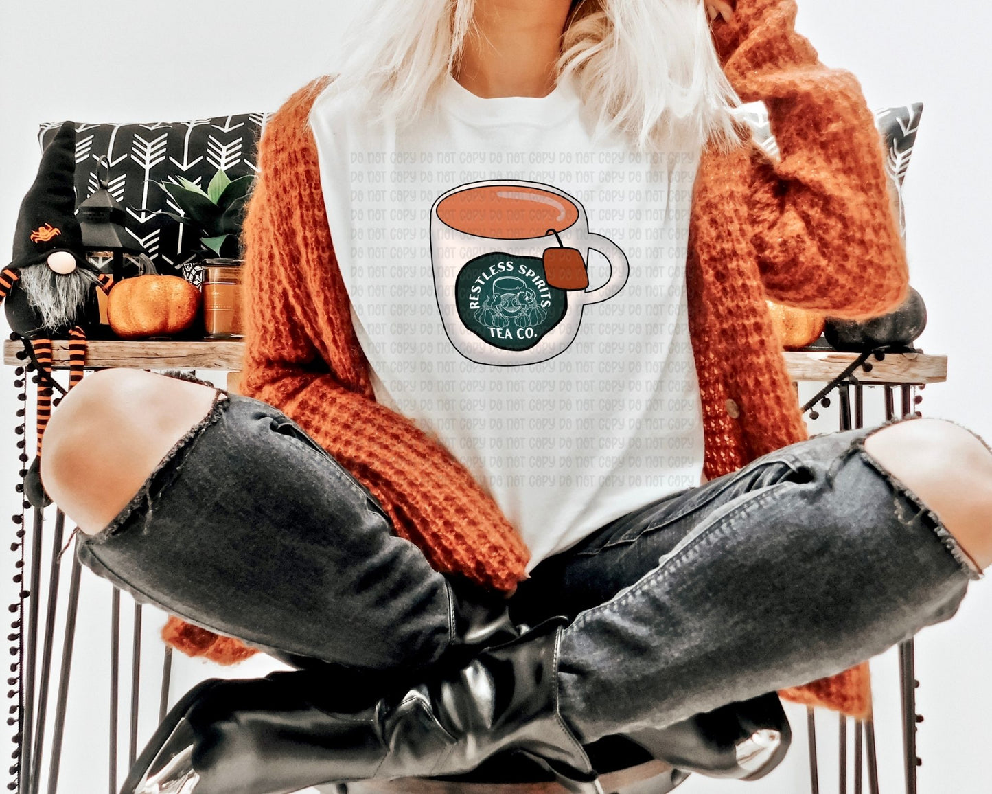 Restless spirit mug of tea - DTF