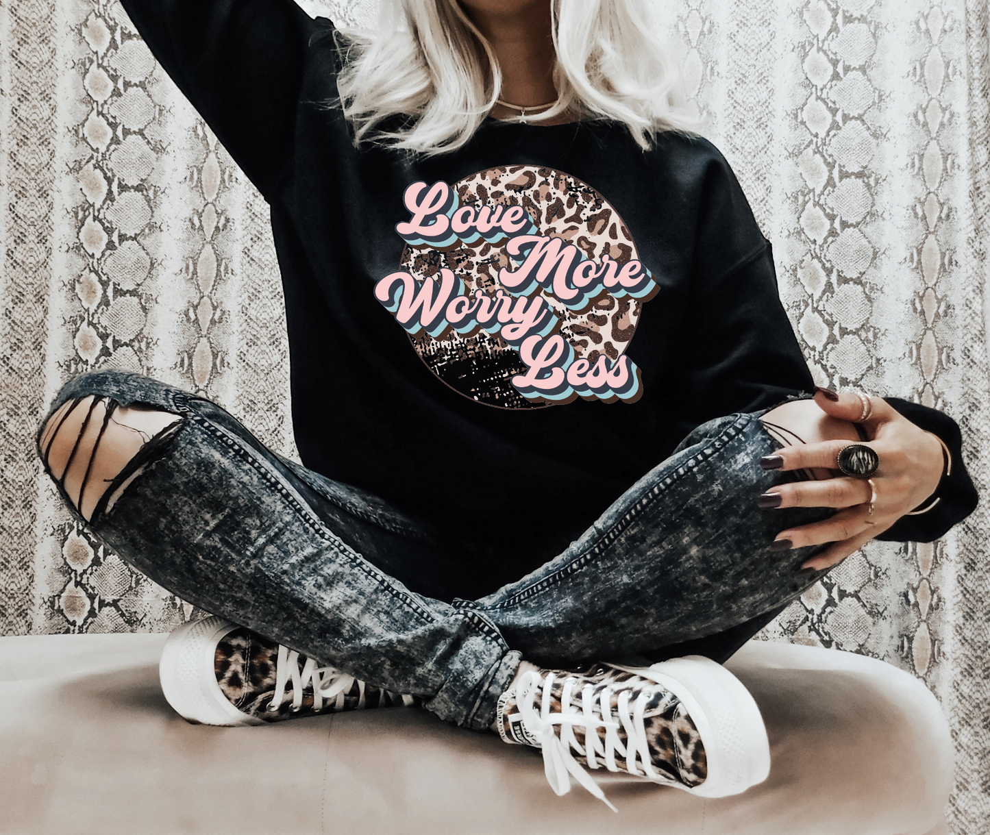 Love More Worry Less - Adult - DTF