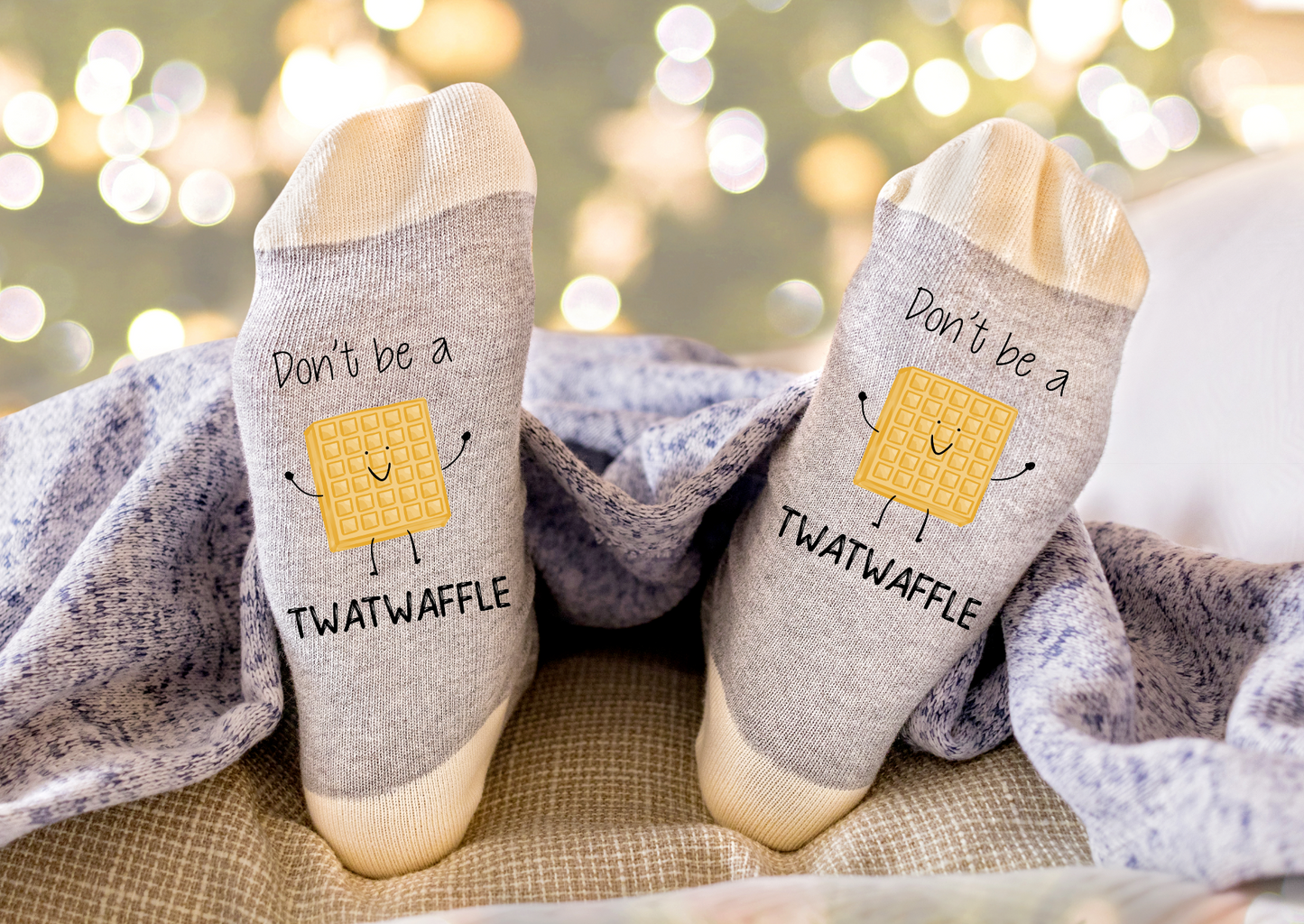 Waffles - Sock - 2 Pair - DTF