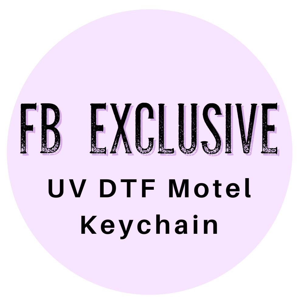 FB Exclusive UV DTF Motel Keychain