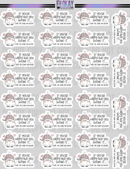 Snap and share - Vinyl sticker sheet