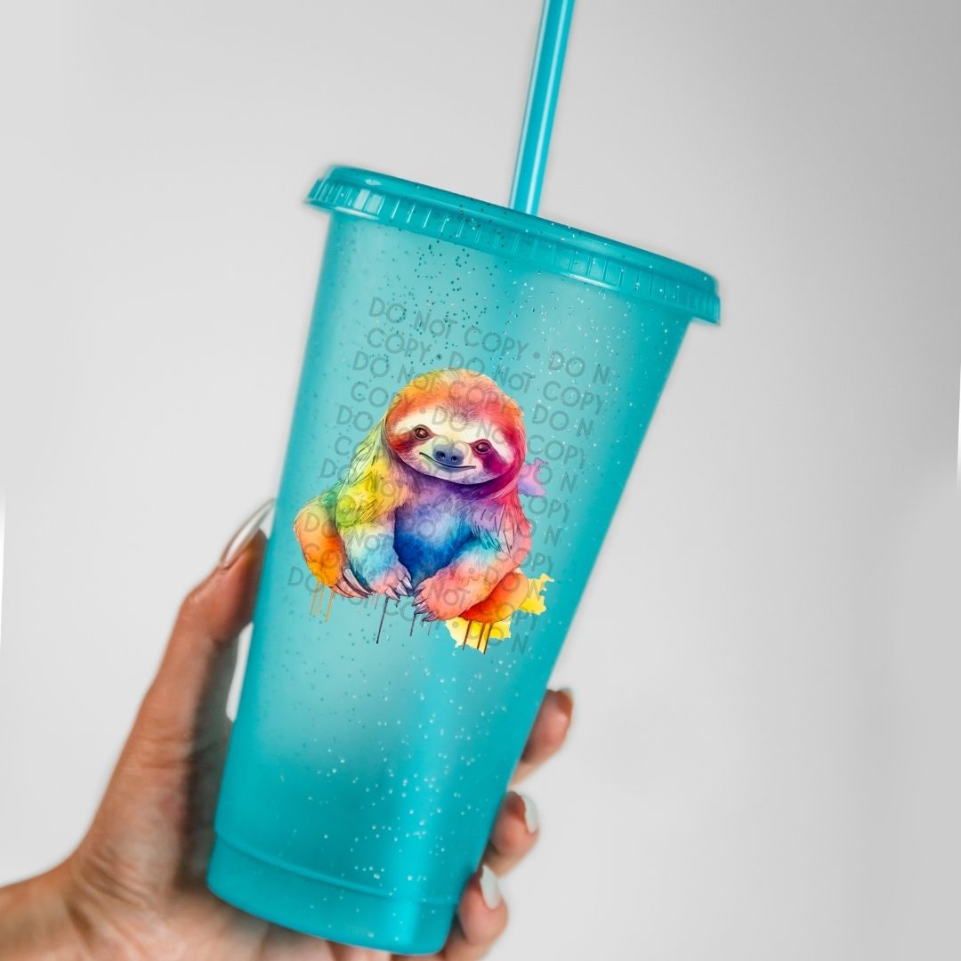 Baby Sloth - UV DTF Decal