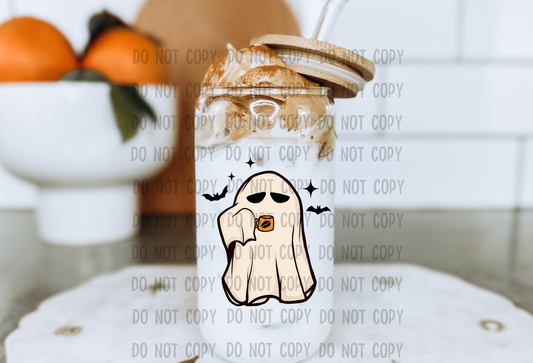 Coffee ghost - UV DTF Decal