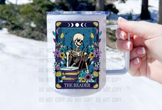 The Reader - UV DTF Decal