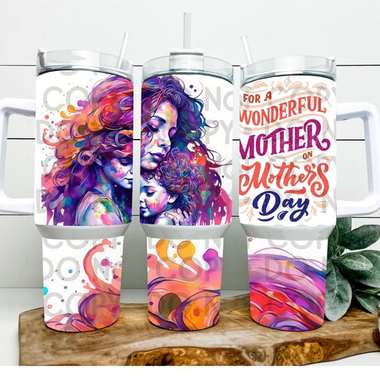 For A Wonderful Mother  - 40oz  Sublimation Wrap