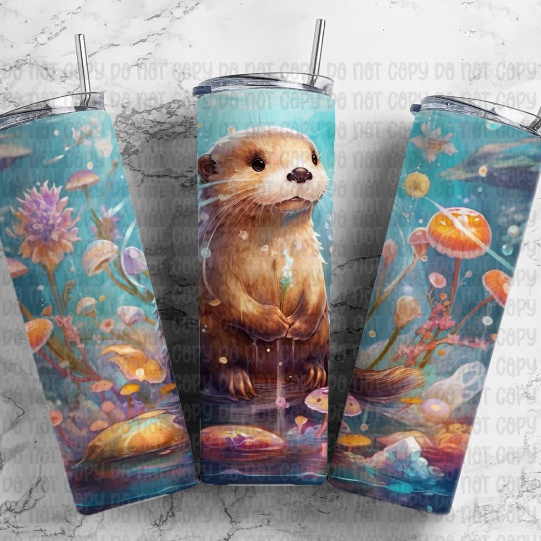 Otter - Sublimation 20oz Skinny Straight Wrap