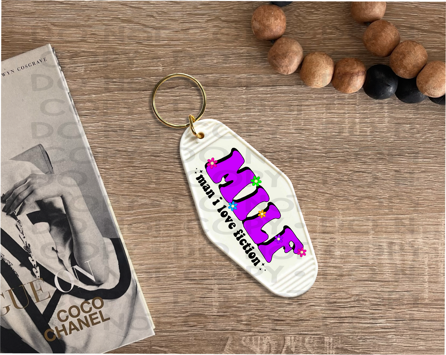 MILF - UV DTF Keychain Decal