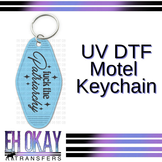 Fuck The Patriarchy  - UV DTF Keychain Decal