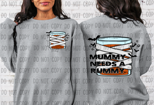 Mummy Needs A Rummy - DTF