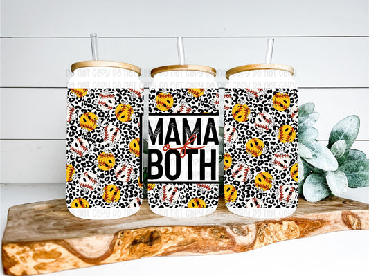 Mama Of Both Wrap 16oz - UV DTF