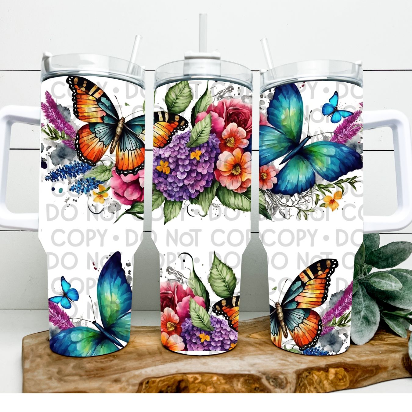 Butterflies - 40oz  Sublimation Wrap