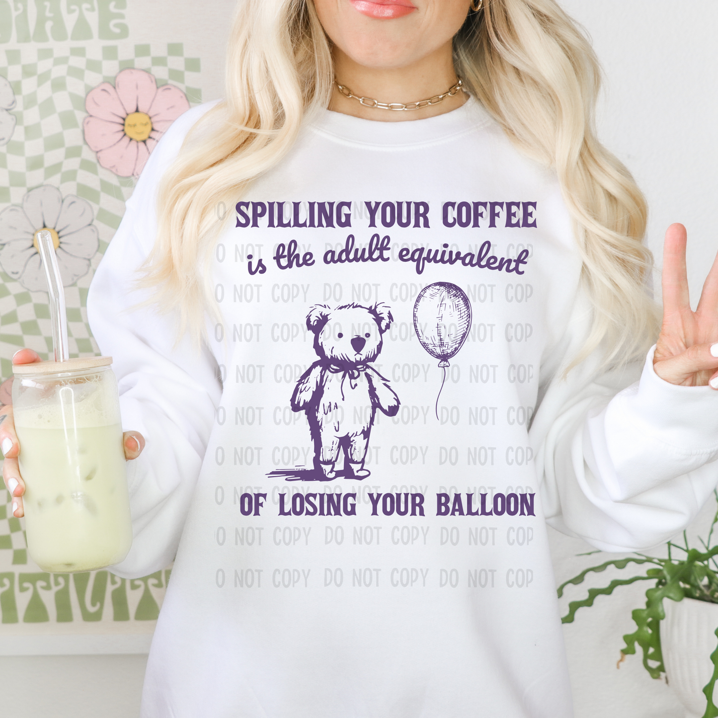 Spilling coffee - DTF