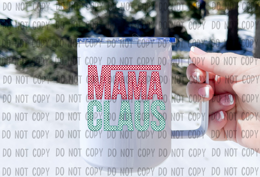 Mama Claus - UV DTF Decal