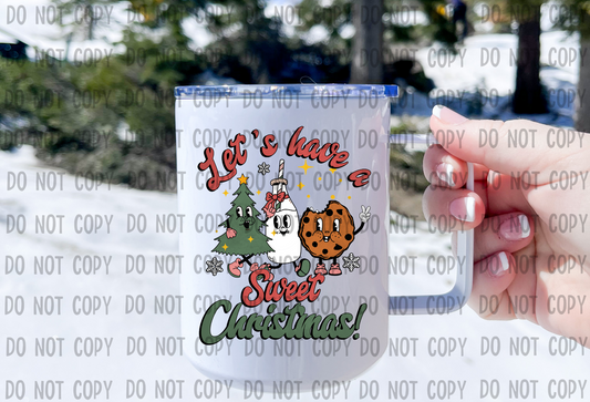 Let's Have A Sweet Christmas - UV DTF Decal