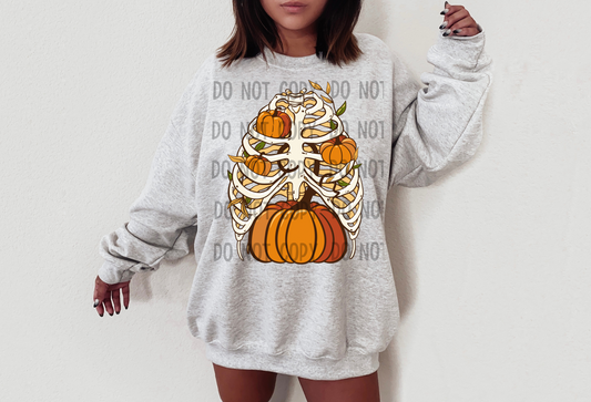 Pumpkin Ribcage - DTF