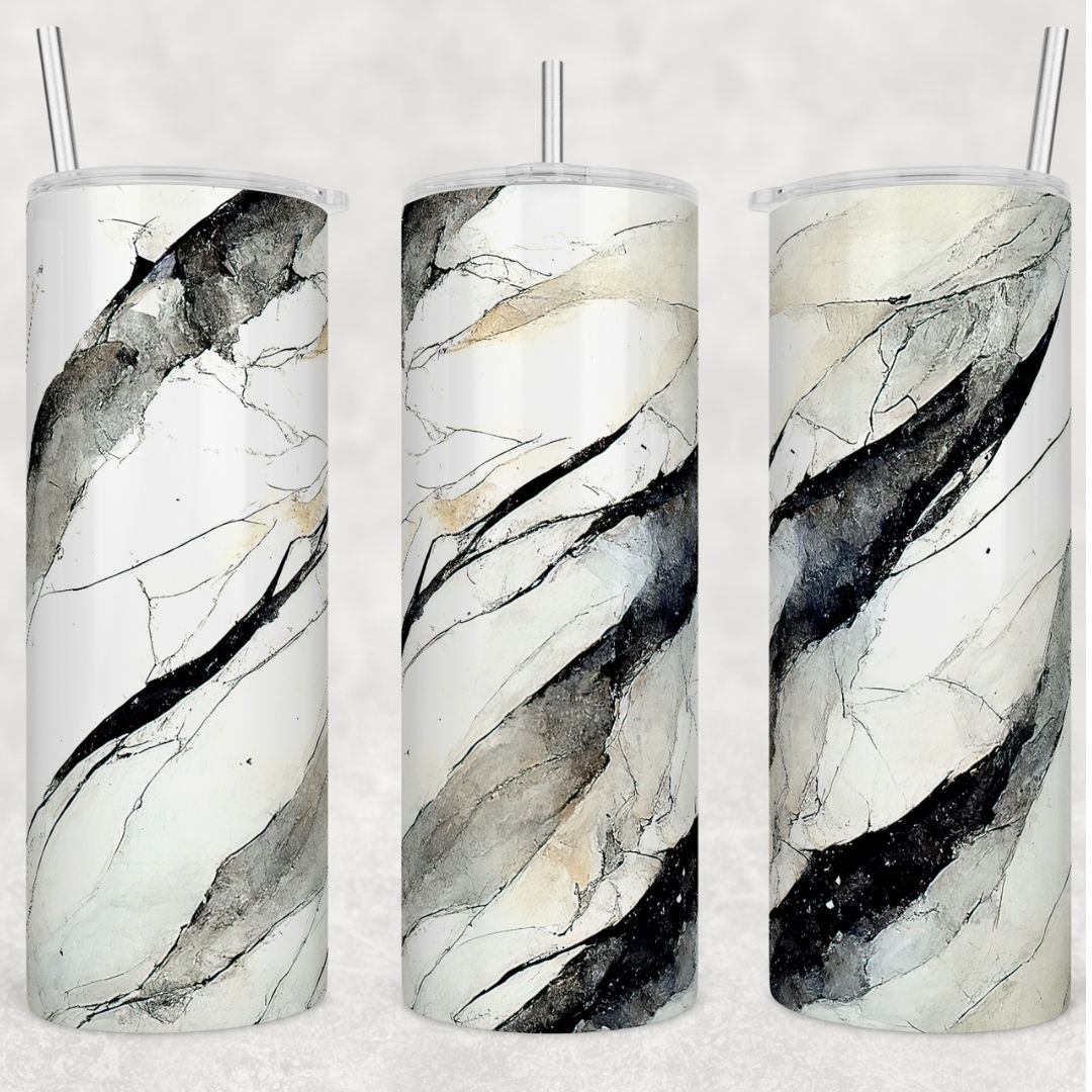 Marble - Sublimation 20oz Skinny Straight Wrap