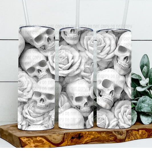 Skulls - Sublimation 20oz Tapered or Straight Wrap
